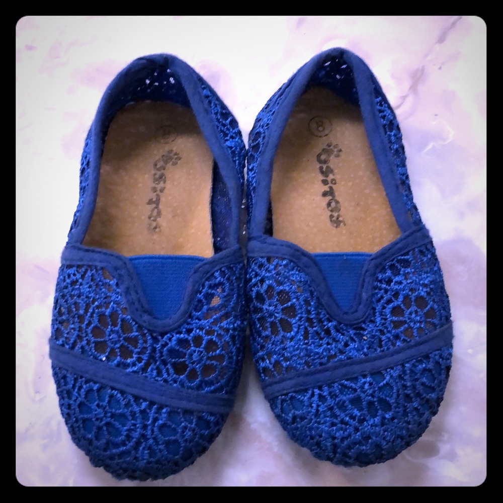 Ositos Navy Slip Ons size 8